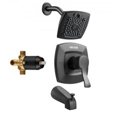 Tub and Shower Faucet Set, Complete with 5.1-Inch Rainfall Shower Head and Batht