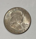 1960 D Franklin Half Dollar Original
