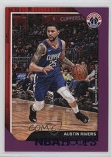 2018-19 Panini NBA Hoops Purple Austin Rivers #115 0wp8