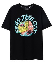Image of SpongeBob SquarePants Short Sleeved T-Shirt | Mens Black | Official Merch