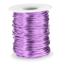 16 Gauge Aluminum Craft Wire 1.5mm 98.5ft Bendable Metal Wire, Lavender