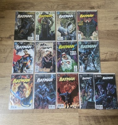 Batman Hush Full Comic set # 608-619. Variant # 619 (13 comics) NM. free post