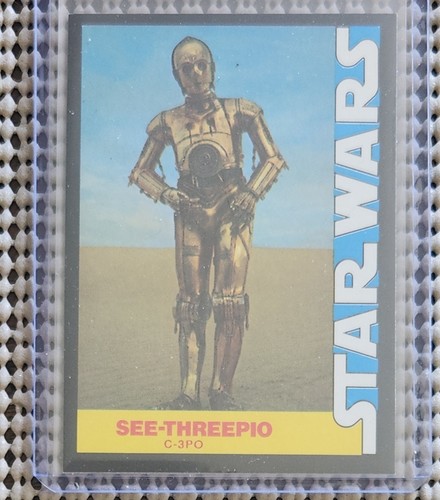 1977 Wonder Bread Star Wars #7 See-Threepio — Raw
