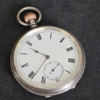 Antique Solid Silver Gents Waltham Mass Pocket Watch 1906 working ref4450