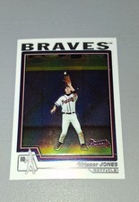 2004 Topps Chrome - Chipper Jones #390 Baseball Card 
