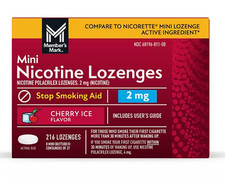 Member s Mark Nicotine Mini Lozenge, Choose your flavor, 216 ct.