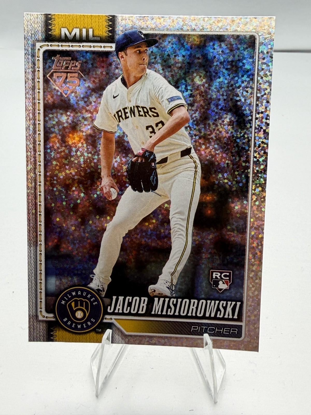 2026  Topps Series 1 Sand glitter (RC) Jacob Misiorowski 10