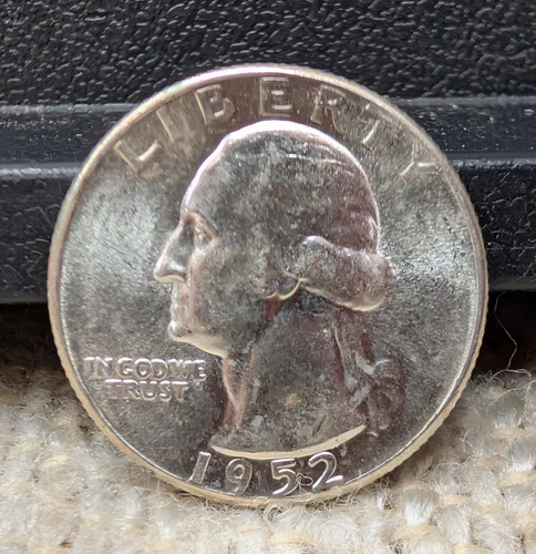 1952P Gem BU Silver Washington Quarter 25c 250858