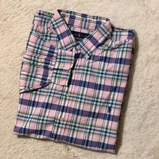 Ralph Lauren Shirt Mens 2XB Big Plaid Oxford Long Sleeve Button Down Pony