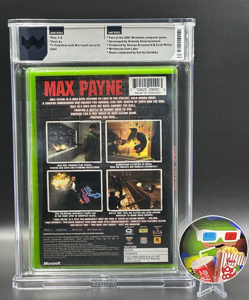 Max Payne (Microsoft Xbox, 2001) for sale online | eBay