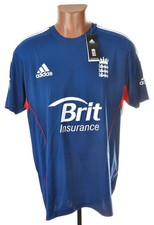*BNWT* ENGLAND 2012 2013 TRAINING CRICKET SHIRT ADIDAS SIZE L ADULT