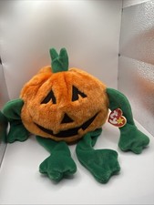 Ty Large Plush Beanie Buddy - Pumkin' the Pumpkin Buddies MWMT