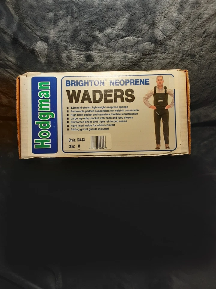 Hodgman Brighton Neoprene Waders STYLE 13443 Stocking Foot Size: Medium  - Image 4 of 4
