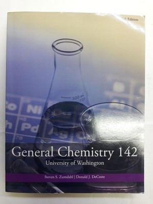 General Chemistry 142 (7e12), Steven S. Zumdahl; Donald J. DeCoste, Acceptable B