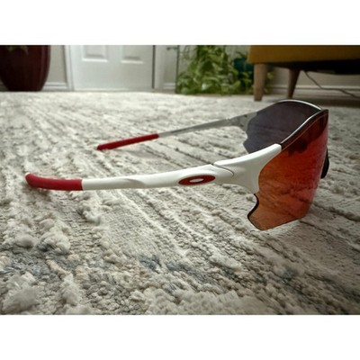 Oakley Evzero Path Polished White with Prizm Road (worn lenses)