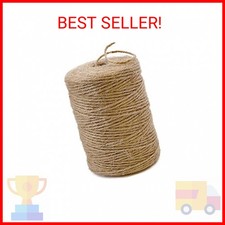 PerkHomy Natural Jute Twine 600 Feet Long Twine String for Crafts Gift Wrapping