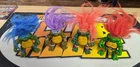 Vintage Teenage Mutant Ninja Turtles 1993 trolls action figures All 4 Playmates