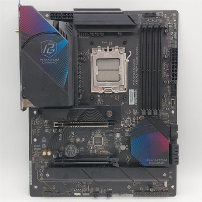 ASRock Phantom Gaming X870 Riptide WiFi 7 Ryzen Socket AM5 ATX Motherboard DDR5