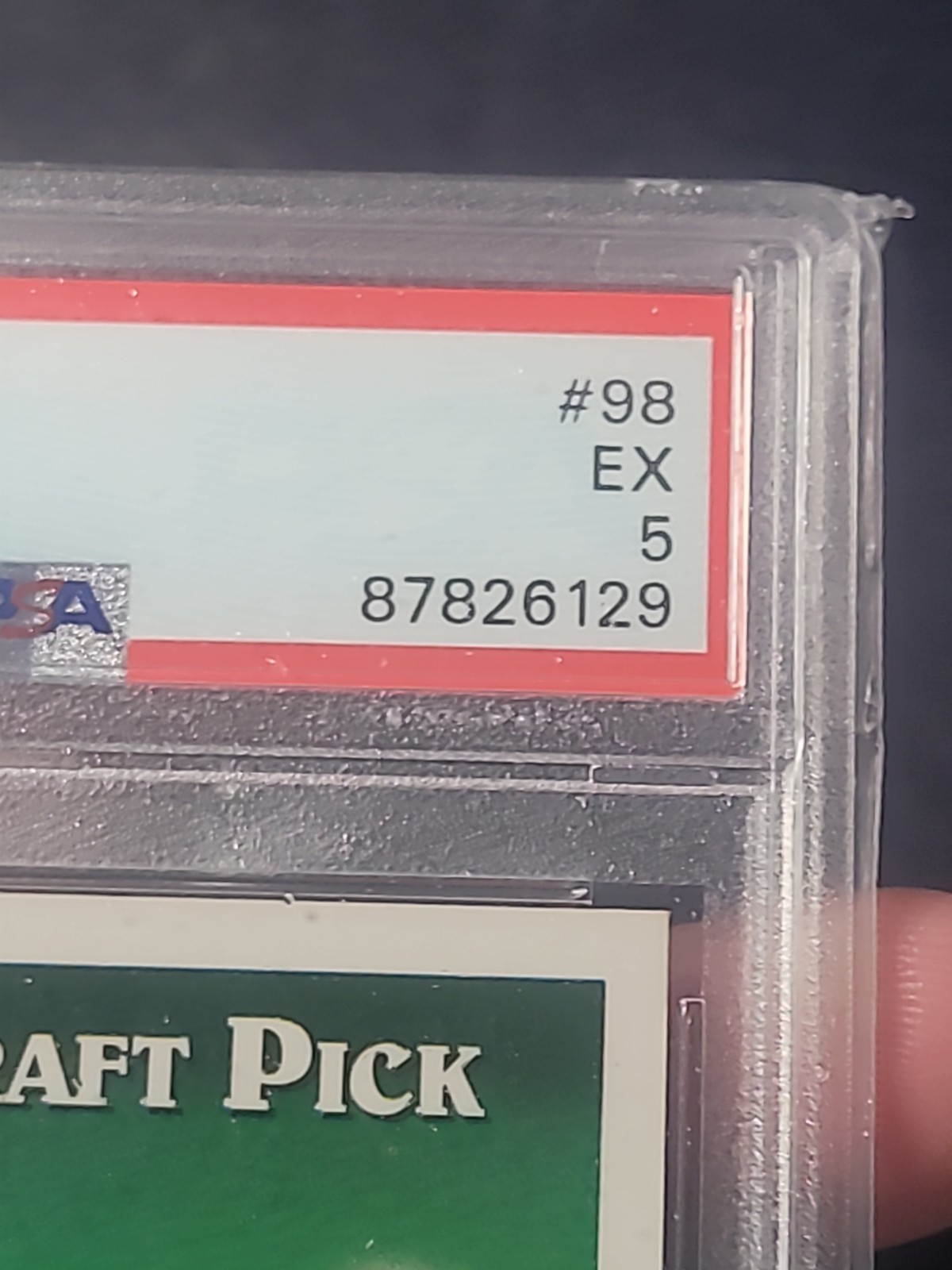 1993 TOPPS #98 DEREK JETER ROOKIE RC PSA 5 view 4