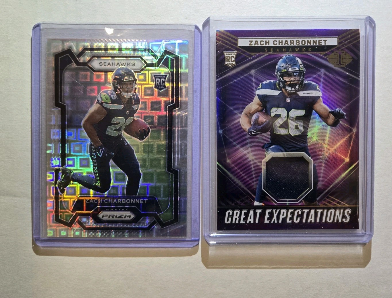 2023 Panini Prizm ZACH CHARBONNET Seahawks #392 Rookie Premium Pandora 078/400