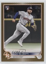 2022 Topps Update Gold 1145/2022 Alex De Goti #US29 0b0a