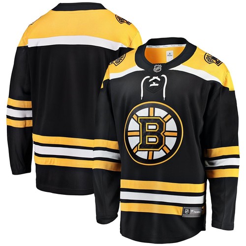 NEW Fanatics Boston Bruins BLANK Black Breakaway Team Home Jersey MENS SIZES NWT