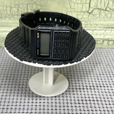 Casio CA53W,  8-Digit Calculator Watch, Resin Strap, Alarm, Chronograph Untested