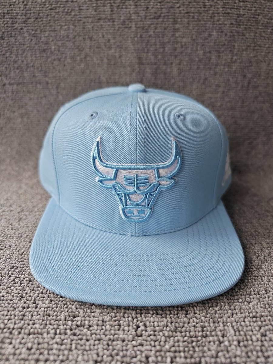 Mitchell & Ness Chicago Bulls 1993 NBA Finals Light Blue Snapback Hat New