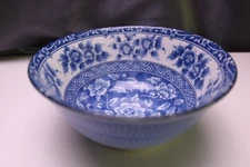 Blue White Floral Rice Bowl Porcelain Takahashi 5 3/4 " x 2 3/4 "
