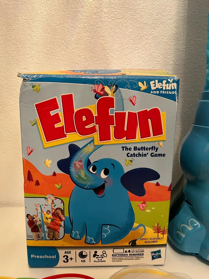 Elefun Butterfly Catching Game MB 2002  Retro Super Rare  SEALED PACKETS - Image 4 of 4