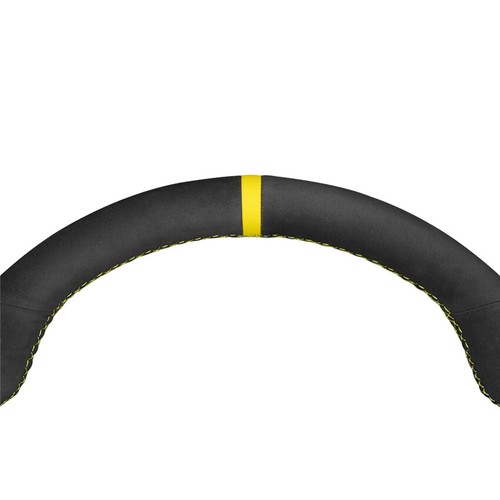 Hand Sewing Black Suede Steering Wheel Cover for Subaru WRX STI Levorg 2018 2019 - Picture 3 of 11