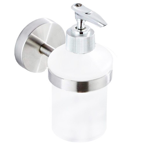 LIQUID SOAP DISPENSER TOILET HAND WASH WALL MOUNTED SHOWER GEL PUMP BATHROOM - Picture 3 of 9