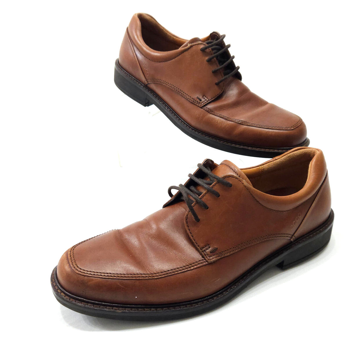 Ecco Holton‎ Apron Leather Dress Shoes Men\'s EU 43 US 9-9.5 Brown Men main image 2