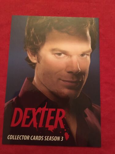 Dexter saison 3 Breygent 2009 carte promotionnelle 1 Showtime Michael C Hall  - Photo 1/3