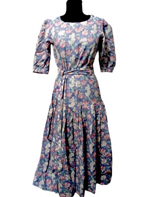 chinese dress ladies Vintage Laura Ashley Floral Dress main image 0