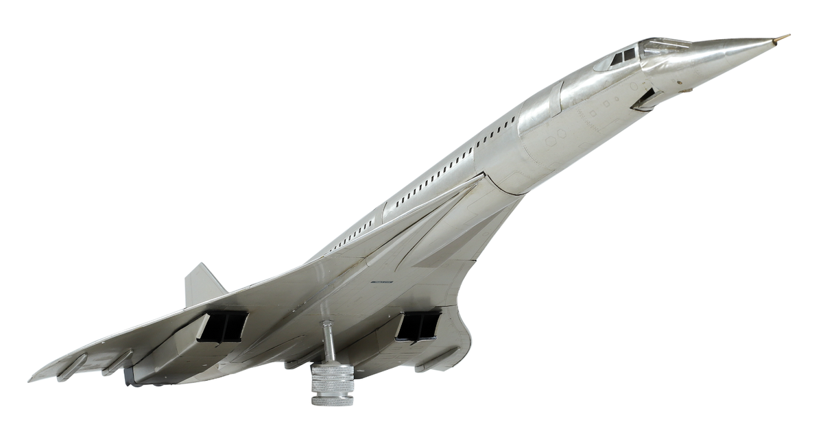 Concorde British Airways Airliner Model 34