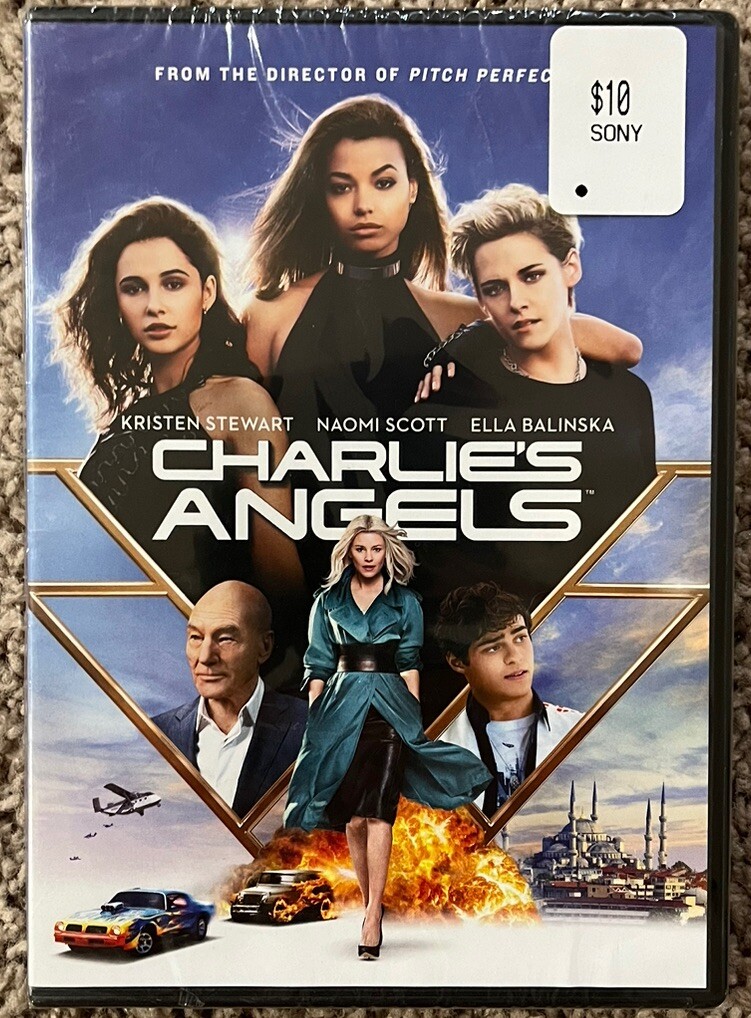 Charlie's Angels (DVD, 2019) Kristen Stewart, Naomi Scott - Brand