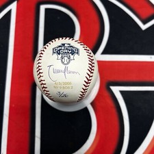 Randy Johnson Autographed New York Yankees Opening Day Logo Ball Signed Steiner 