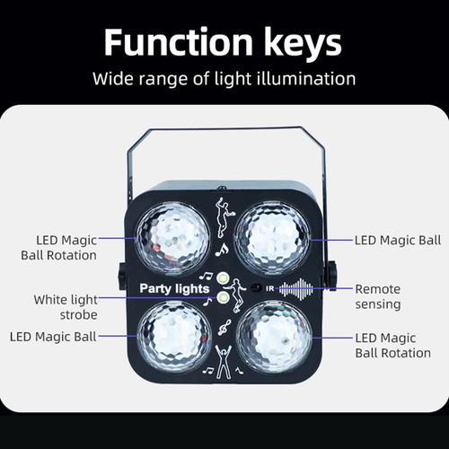 240 Pattern Projector Laser Stage Light LED RGB Party Show Light with battery GH - Picture 6 of 24