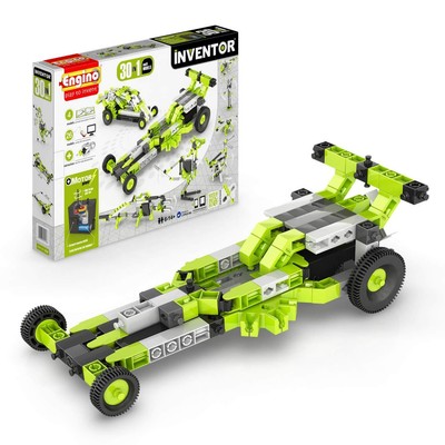 Engino Inventor - 30-IN-ONE |BUILD 30 Motorized Models | Assemble Drag Racer,...