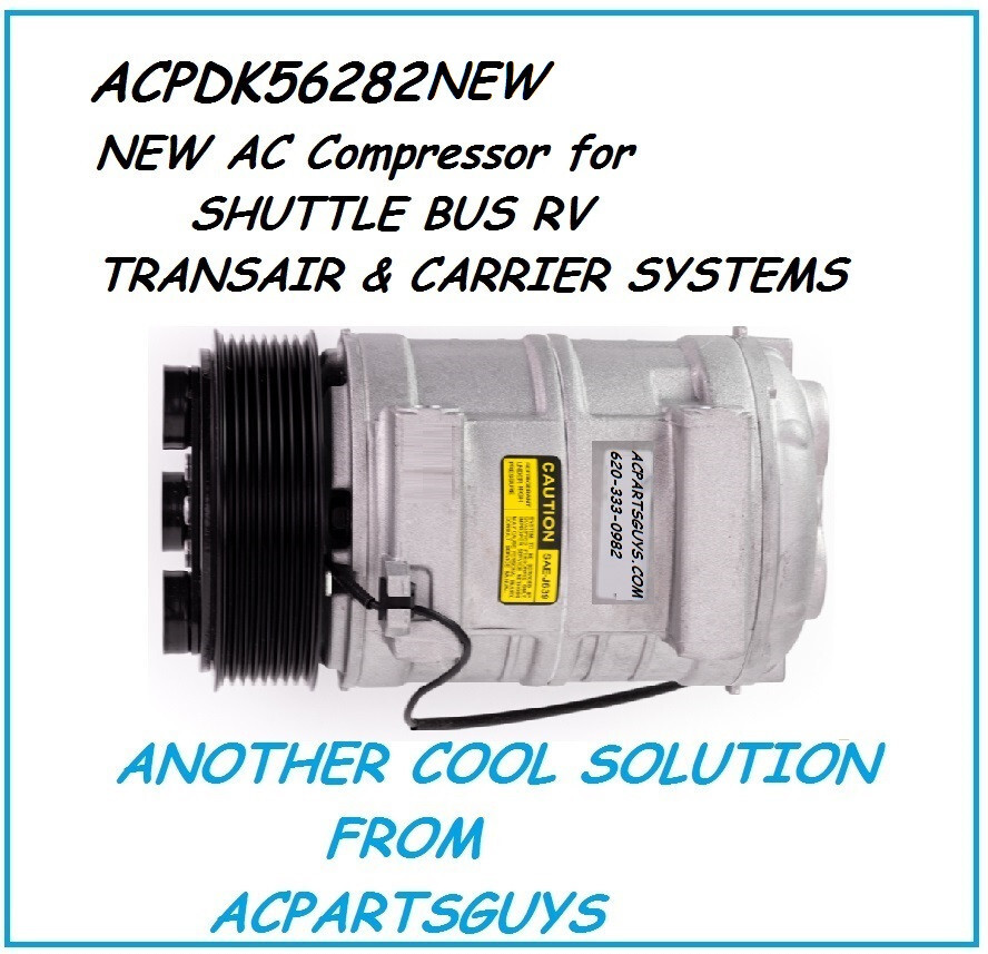 NEW AC Compressor for SHUTTLE BUS VA RV TRANSAIR CARRIER SYSTEMS 103 ...