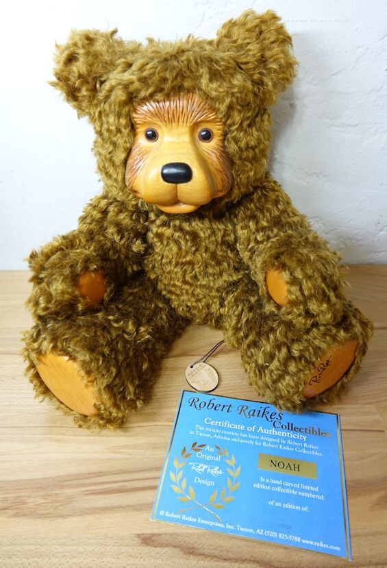 Robert Raikes Noah Bear With Certificate 33/50 Signed Jointed | eBay