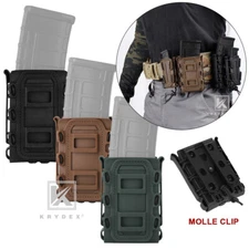 KRYDEX Softshell Magazine Pouch 5.56 / 7.62 Mag Carrier Holder and Molle Clip