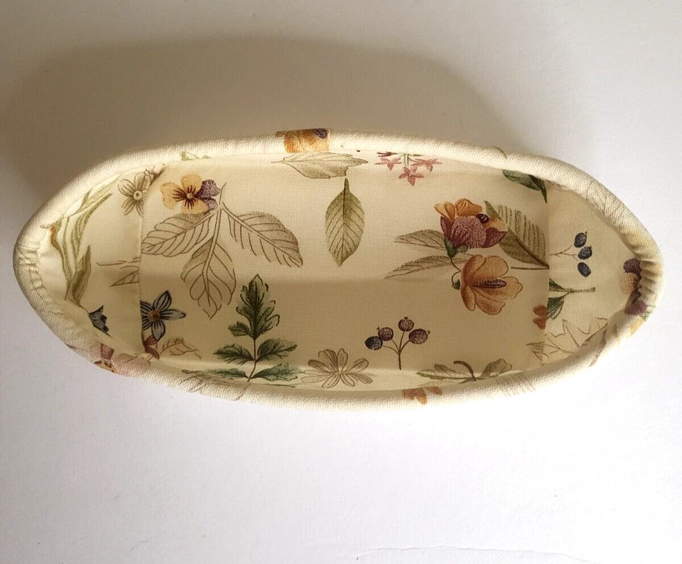 Longaberger Biscuit Basket Liner Botanical Fields Brand New in (Wrong) Bag - Image 3 of 4