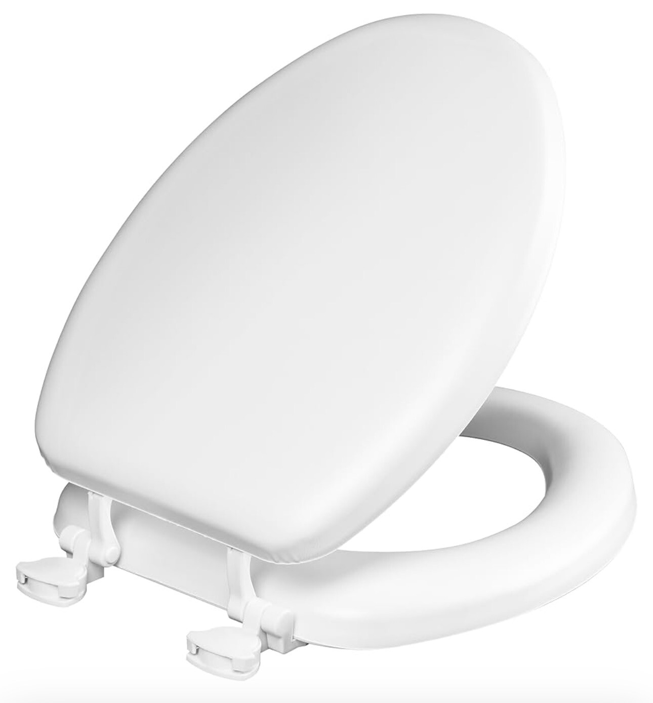 Mayfair Padded Toilet Seat, Cushioned Soft Vinyl over Wood Core Seat (622)