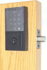 Kwikset SmartCode Touchpad Electronic Deadbolt Matte Black 270CNT514 8mk