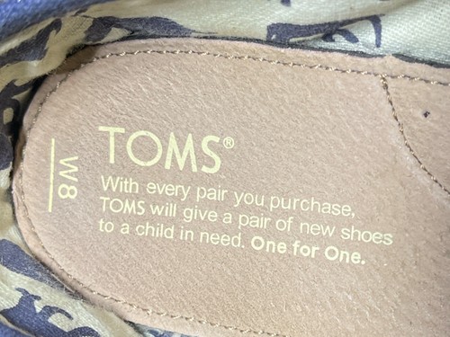 Toms Women's size 8 Custom Hand Painted Shoes Inspired by R2D2 - Picture 8 of 17