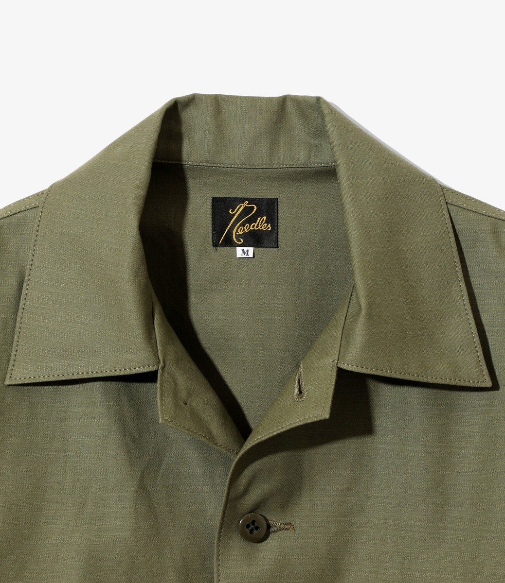 ASK availability First) NEEDLES L/S Fatigue Shirt - Back