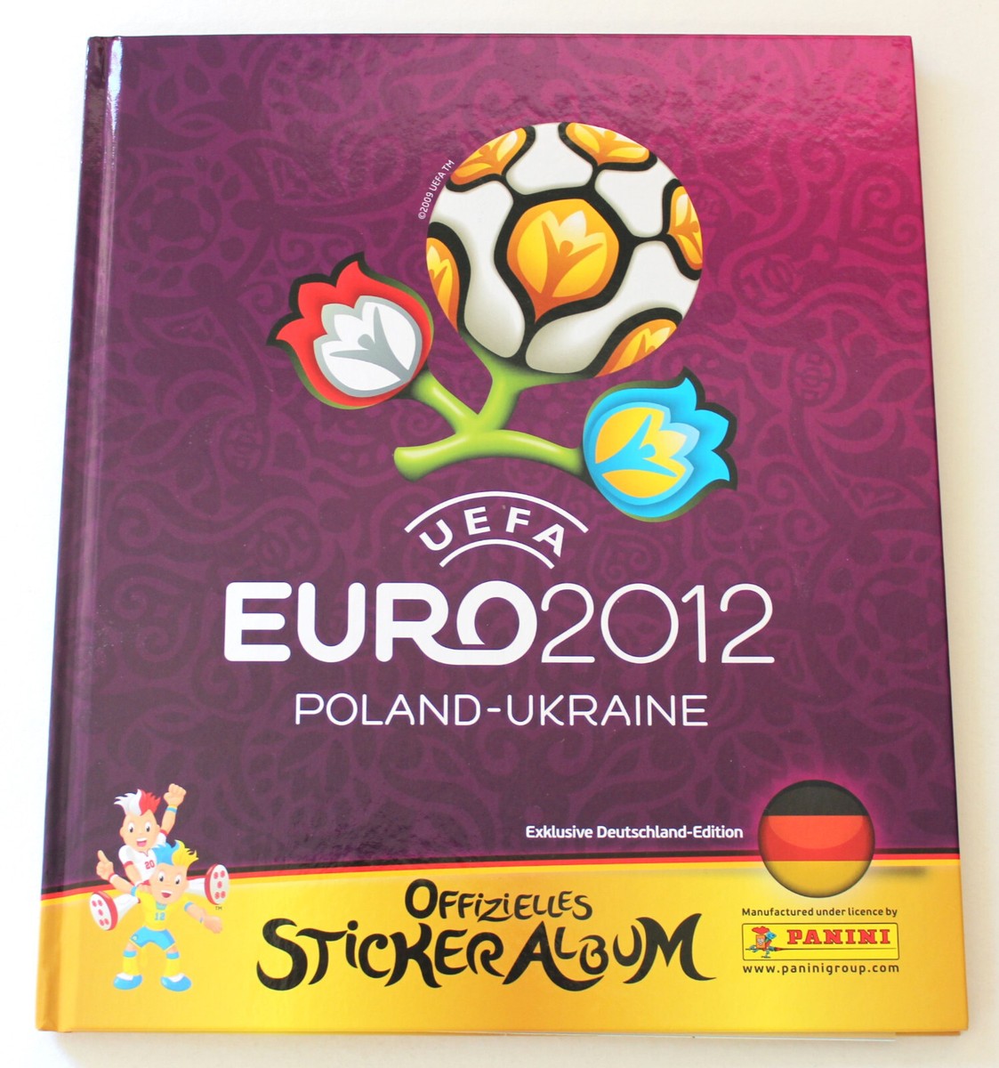 Panini EM UEFA EURO 2012 – HARDCOVER DELUXE ALBUM ED. GERMANY + 4