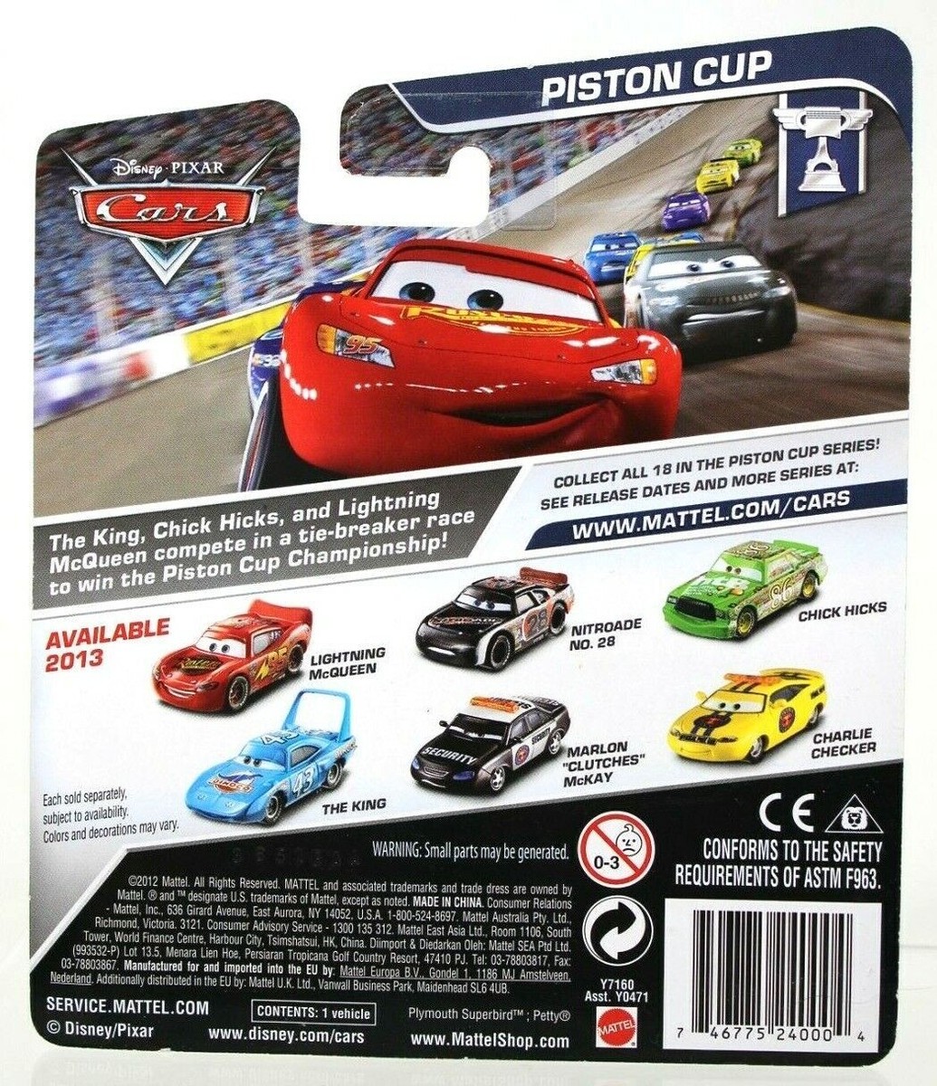2012 disney pixar cars piston cup marlon clutches mckay | eBay